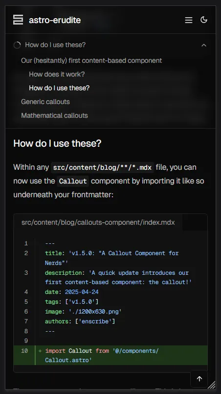 New TOC implementation (open)